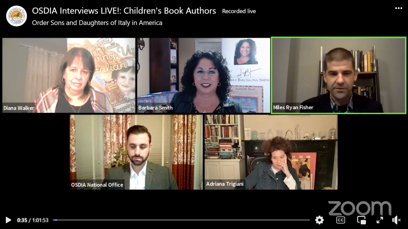 OSDIA Interviews Live! Children's Book Authors